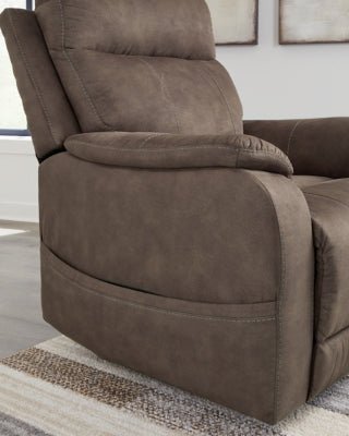 Crestmeade Power Lift Recliner - Dark Brown Power Lift Recliner modern furniture Contempo Furniture