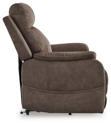 Crestmeade Power Lift Recliner - Dark Brown Power Lift Recliner modern furniture Contempo Furniture