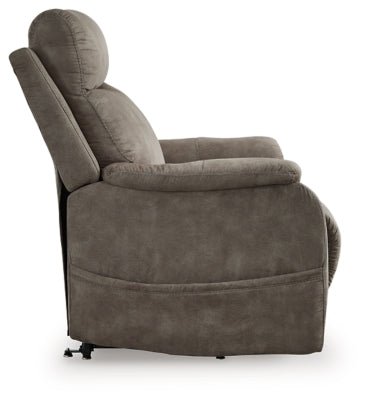 Crestmeade Power Lift Recliner - Dark Gray Power Lift Recliner modern furniture Contempo Furniture