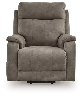 Crestmeade Power Lift Recliner - Dark Gray Power Lift Recliner modern furniture Contempo Furniture