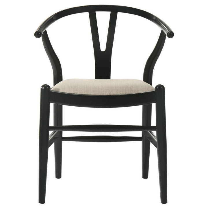 Crestmont - 5 Piece Extension Leaf Dining Table Set - Black 5 - Piece Dining Room Set modern furniture Contempo Furniture