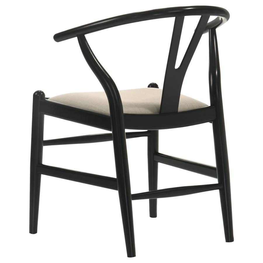 Crestmont - 7 Piece Extension Leaf Dining Table Set - Black 7 - Piece Dining Room Set modern furniture Contempo Furniture
