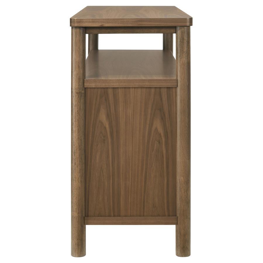 Crestmore - Dining Cabinet Sideboard Buffet - Walnut Buffets modern furniture Contempo Furniture