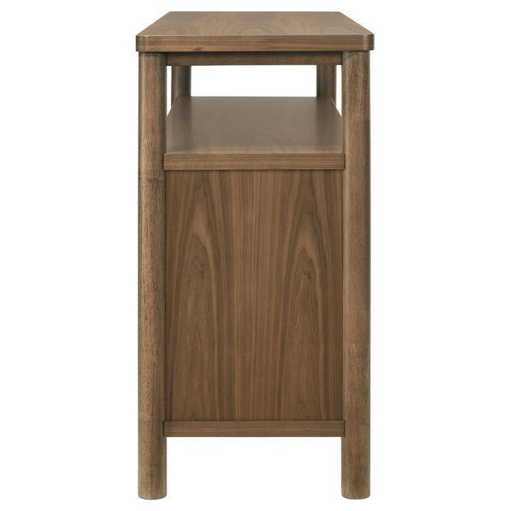 Crestmore - Dining Cabinet Sideboard Buffet - Walnut Buffets modern furniture Contempo Furniture