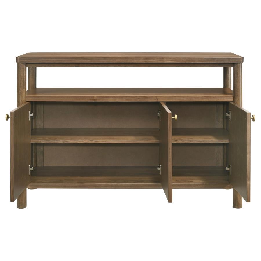 Crestmore - Dining Cabinet Sideboard Buffet - Walnut Buffets modern furniture Contempo Furniture