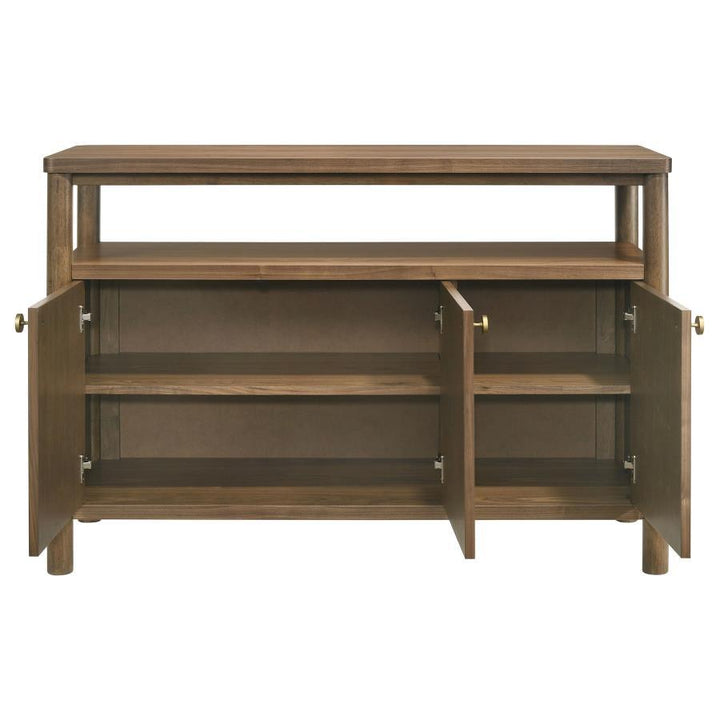 Crestmore - Dining Cabinet Sideboard Buffet - Walnut Buffets modern furniture Contempo Furniture