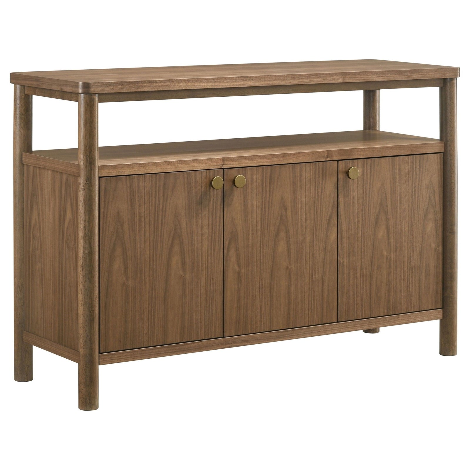 Crestmore - Dining Cabinet Sideboard Buffet - Walnut Buffets modern furniture Contempo Furniture