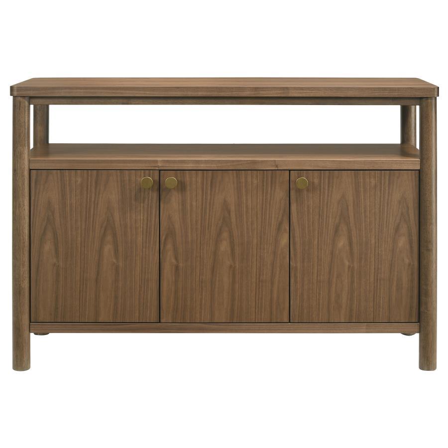 Crestmore - Dining Cabinet Sideboard Buffet - Walnut Buffets modern furniture Contempo Furniture