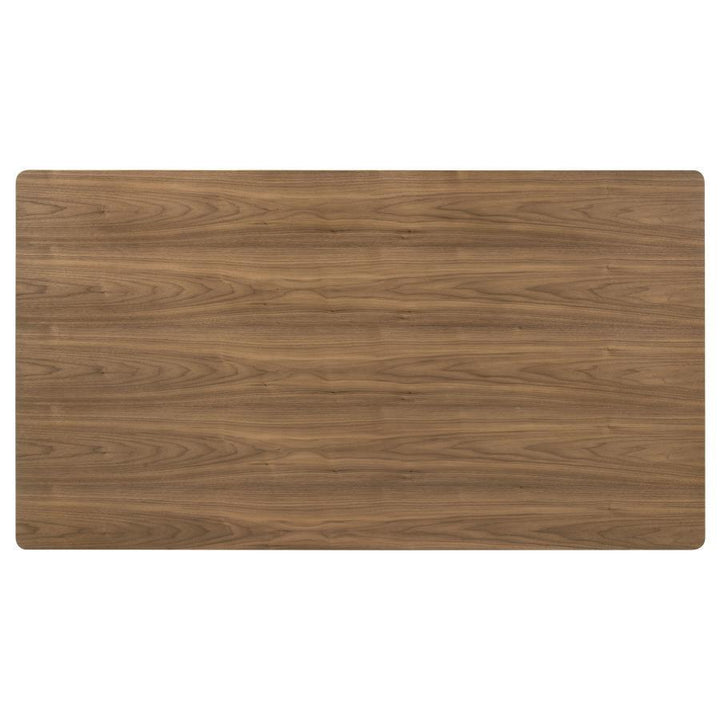 Crestmore - Rectangular Wood Dining Table - Walnut Dining Table modern furniture Contempo Furniture