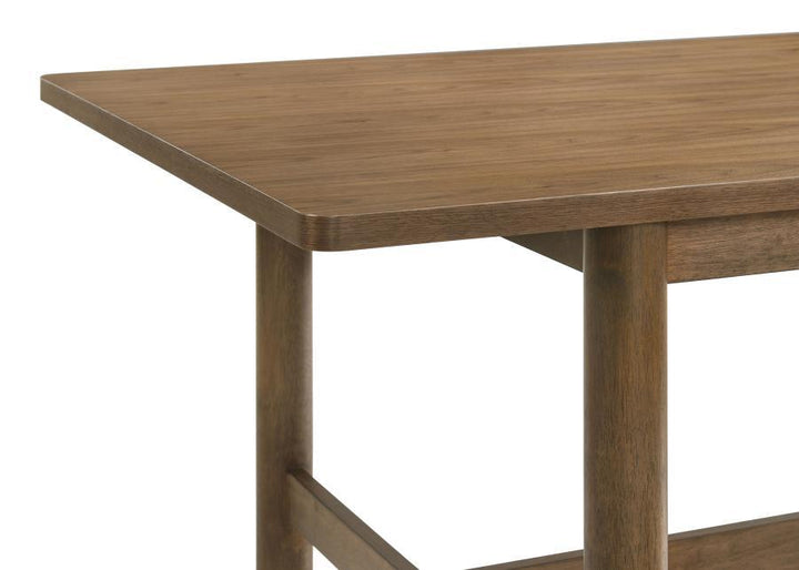 Crestmore - Rectangular Wood Dining Table - Walnut Dining Table modern furniture Contempo Furniture