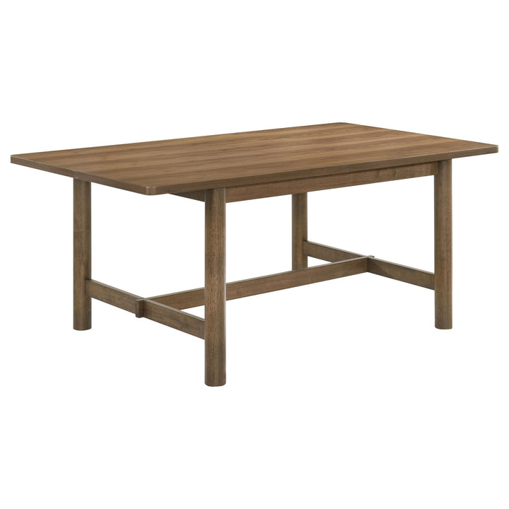 Crestmore - Rectangular Wood Dining Table - Walnut Dining Table modern furniture Contempo Furniture