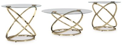 Crimonti Table (Set of 3) - Beige | Ashley Furniture