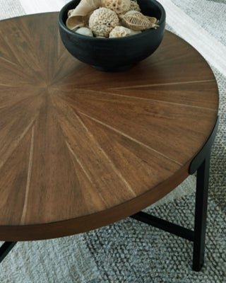 Crosstrail Table (Set of 3) - Dark Brown Table Set modern furniture Contempo Furniture