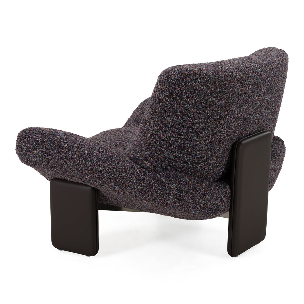 Crowley - Modern Grey Multi-Color Fabric Accent Chair
