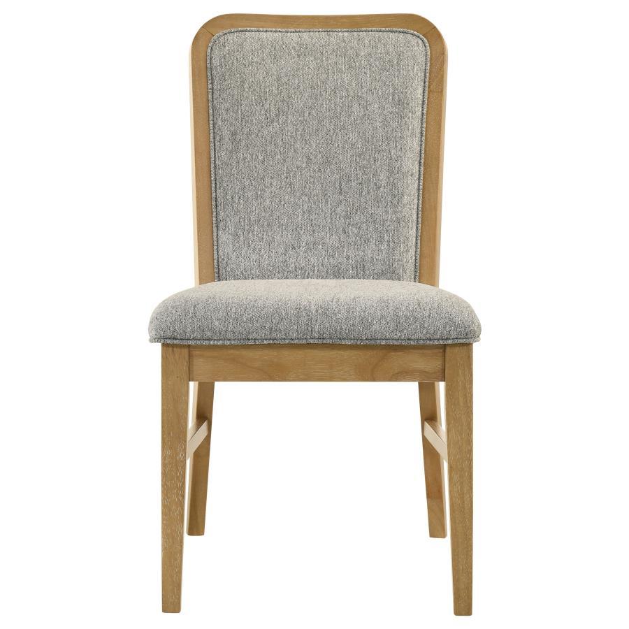 Croyden - Dining Side Chair (Set of 2) - Gray / Weathered Natural Chair Set modern furniture Contempo Furniture