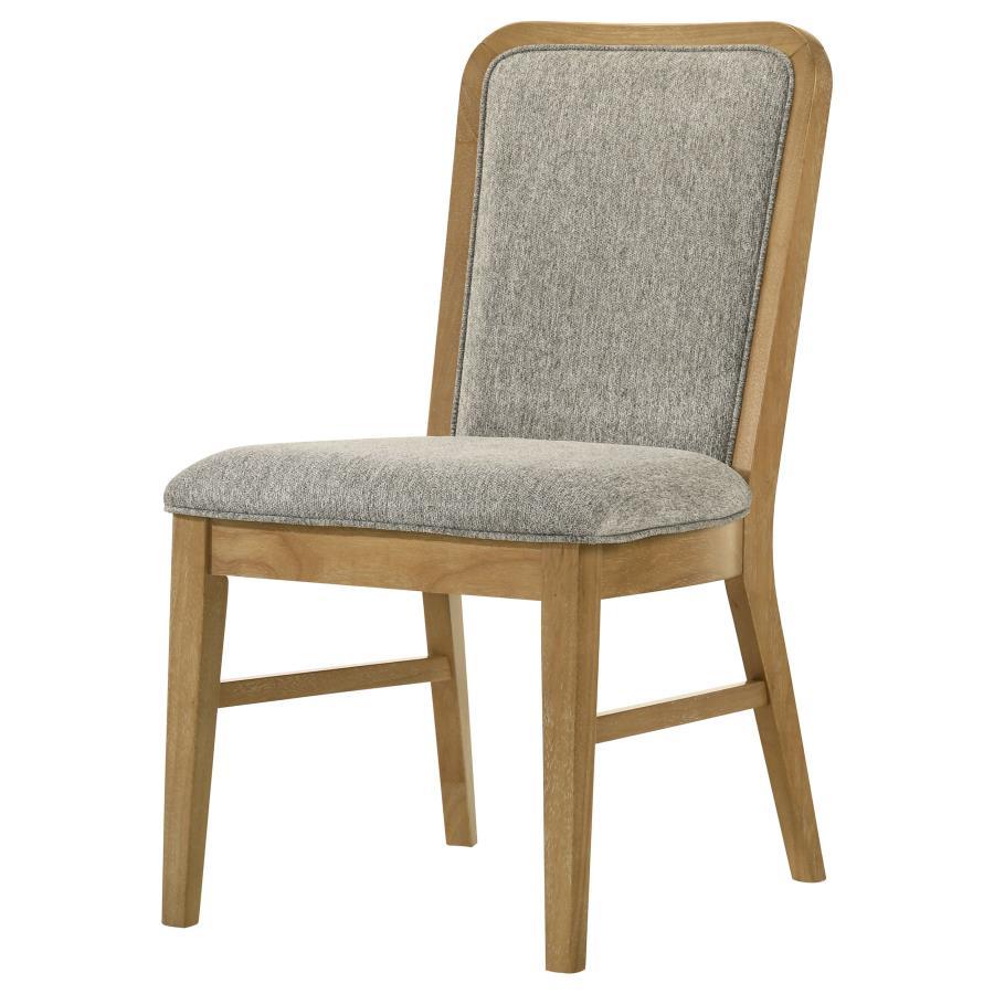 Croyden - Dining Side Chair (Set of 2) - Gray / Weathered Natural Chair Set modern furniture Contempo Furniture