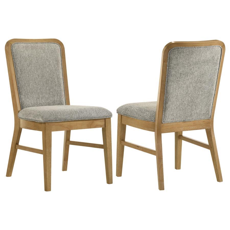 Croyden - Dining Side Chair (Set of 2) - Gray / Weathered Natural Chair Set modern furniture Contempo Furniture