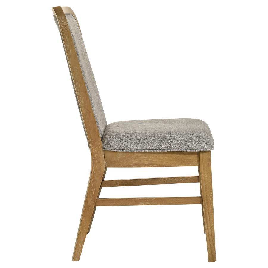 Croyden - Dining Side Chair (Set of 2) - Gray / Weathered Natural Chair Set modern furniture Contempo Furniture