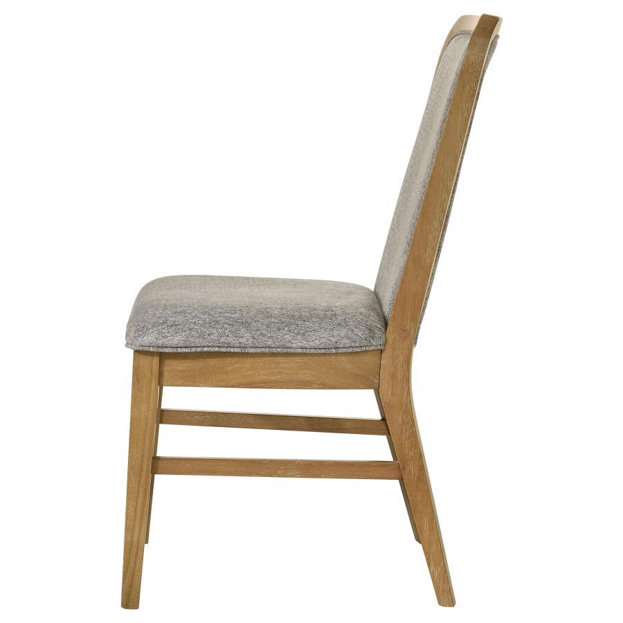 Croyden - Dining Side Chair (Set of 2) - Gray / Weathered Natural Chair Set modern furniture Contempo Furniture
