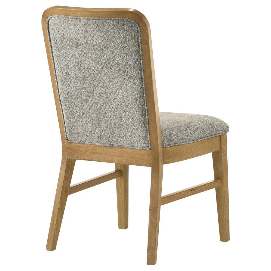 Croyden - Dining Side Chair (Set of 2) - Gray / Weathered Natural Chair Set modern furniture Contempo Furniture
