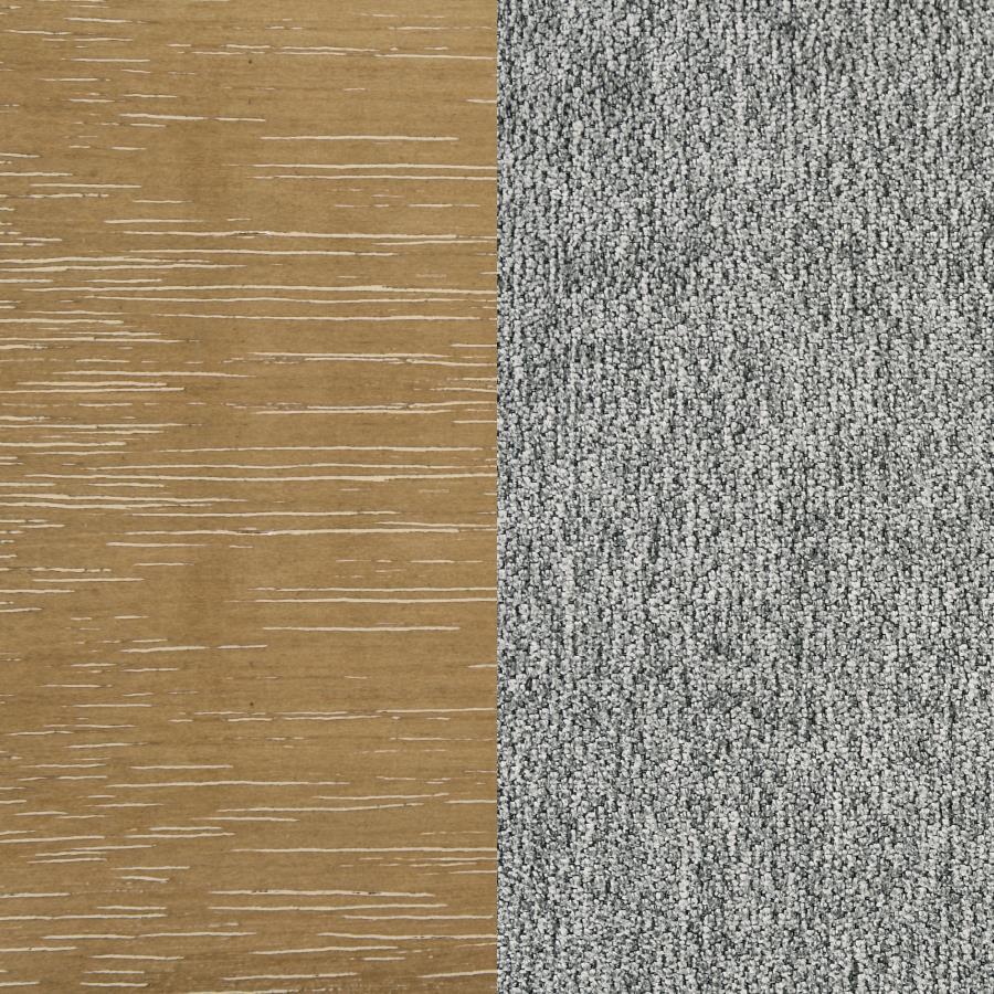 Croyden - Dining Side Chair (Set of 2) - Gray / Weathered Natural Chair Set modern furniture Contempo Furniture