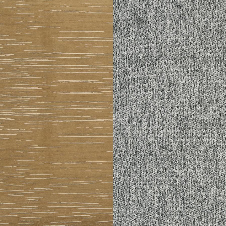 Croyden - Dining Side Chair (Set of 2) - Gray / Weathered Natural Chair Set modern furniture Contempo Furniture