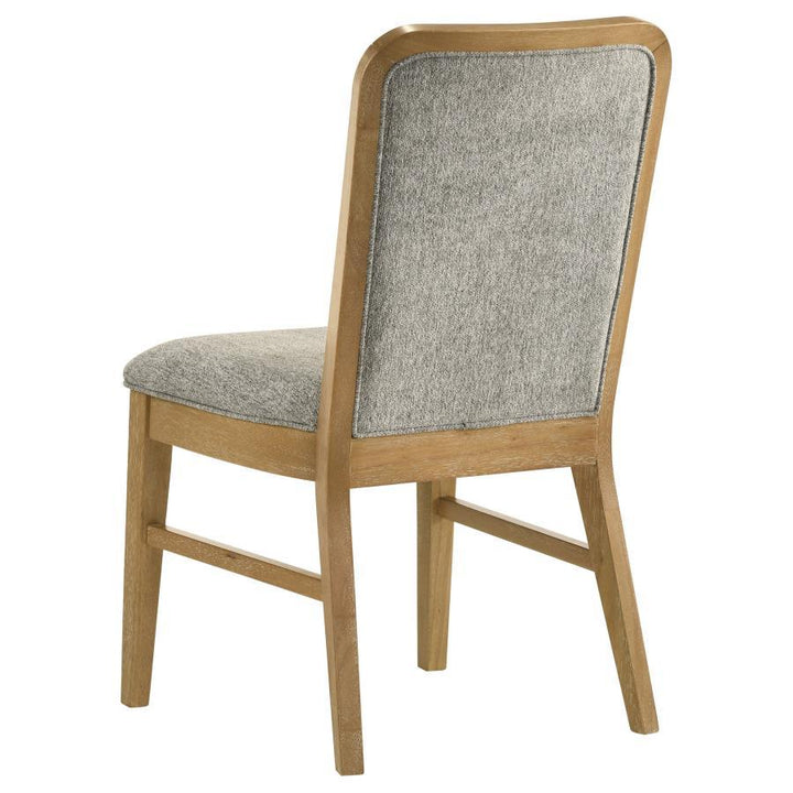 Croyden - Dining Side Chair (Set of 2) - Gray / Weathered Natural Chair Set modern furniture Contempo Furniture