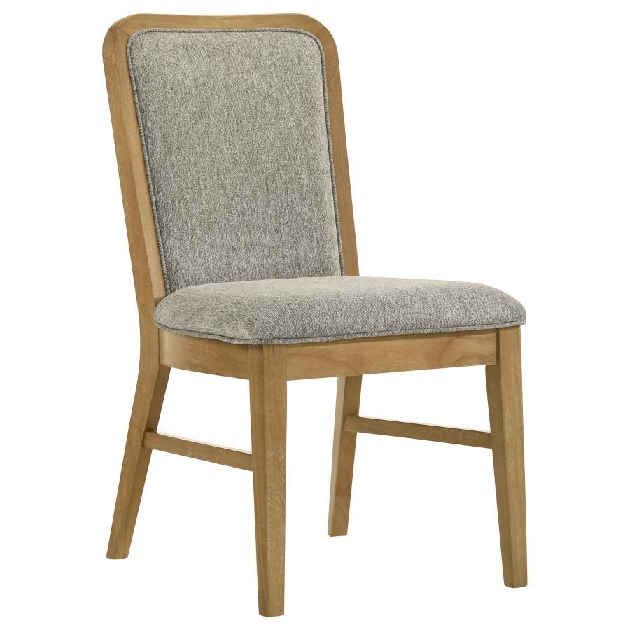 Croyden - Dining Side Chair (Set of 2) - Gray / Weathered Natural Chair Set modern furniture Contempo Furniture