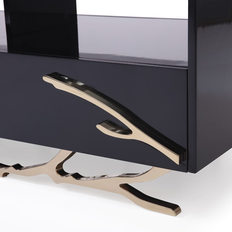 Legend Modern Black & Gold Coffee Table