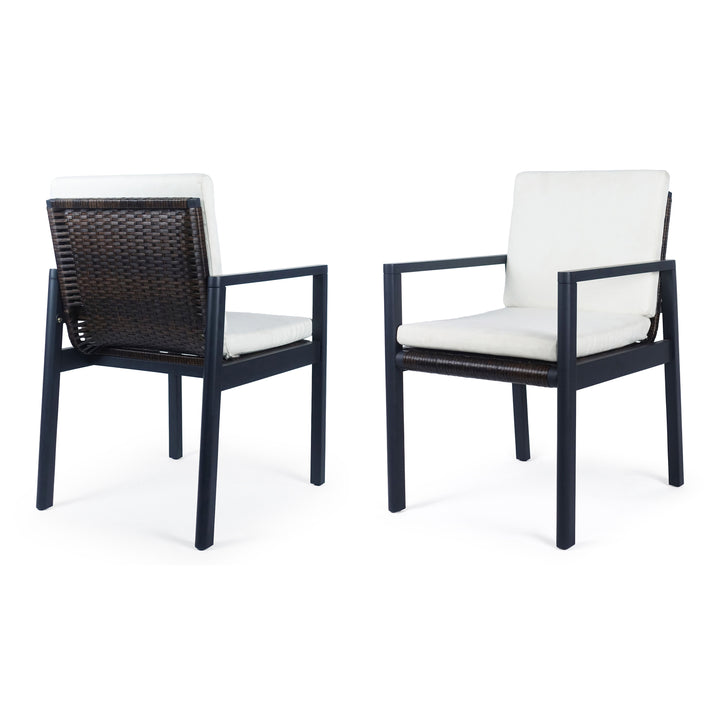 Cuba - Modern Outdoor Dining Chair Set of 2