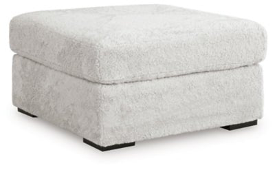 Cuddle Plush Oversized Accent Ottoman - White | Ashley Furniture