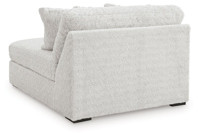 Cuddle Plush Oversized Armless Chaise - White Chaise modern furniture Contempo Furniture