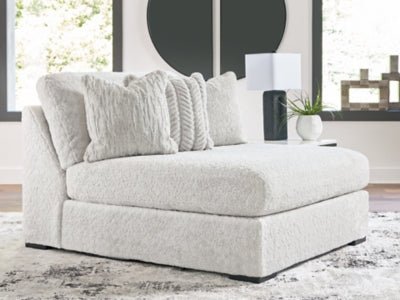 Cuddle Plush Oversized Armless Chaise - White Chaise modern furniture Contempo Furniture