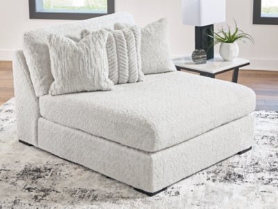 Cuddle Plush Oversized Armless Chaise - White Chaise modern furniture Contempo Furniture