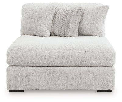 Cuddle Plush Oversized Armless Chaise - White Chaise modern furniture Contempo Furniture