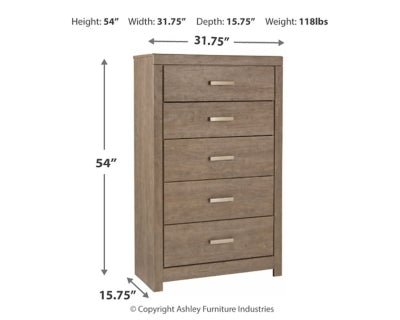 Culverbach Chest of Drawers - Gray Accent Chest modern furniture Contempo Furniture