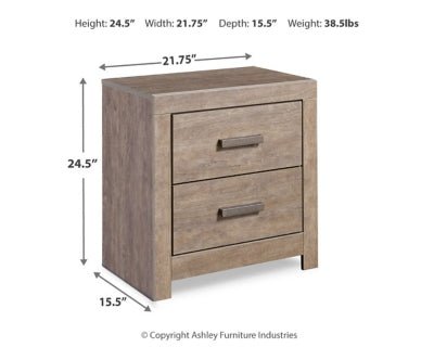 Culverbach Nightstand - Gray Accent Nightstand modern furniture Contempo Furniture