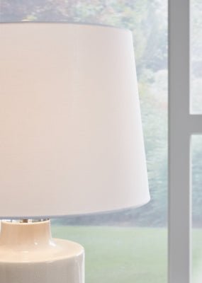 Cylener Table Lamp - Beige Table Lamp modern furniture Contempo Furniture