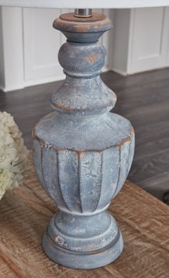 Cylerick Table Lamp - Blue Table Lamp modern furniture Contempo Furniture