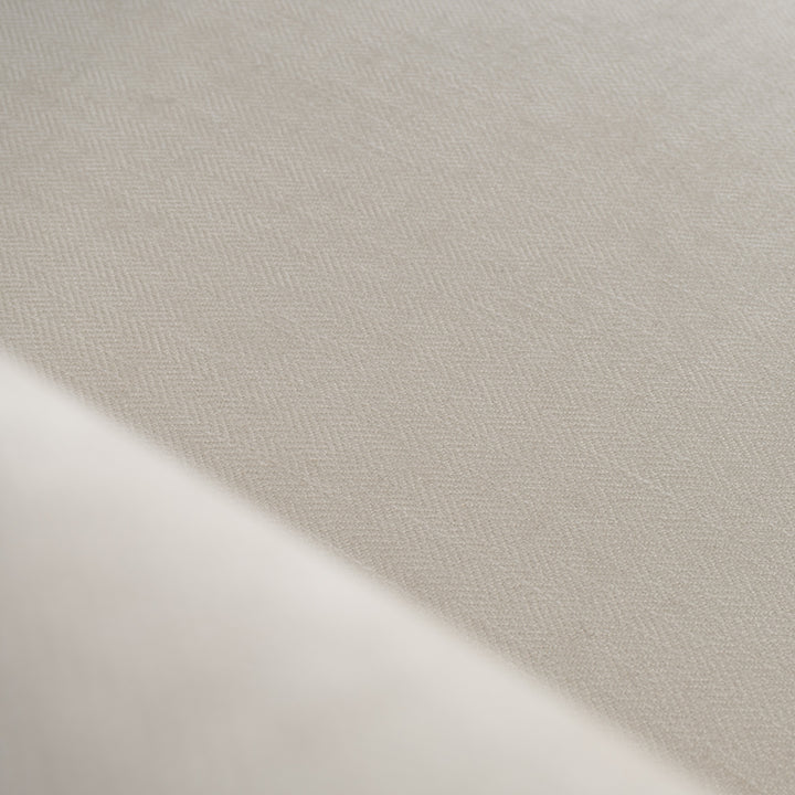 Cynthia  Modern White Fabric + Wood Loveseat