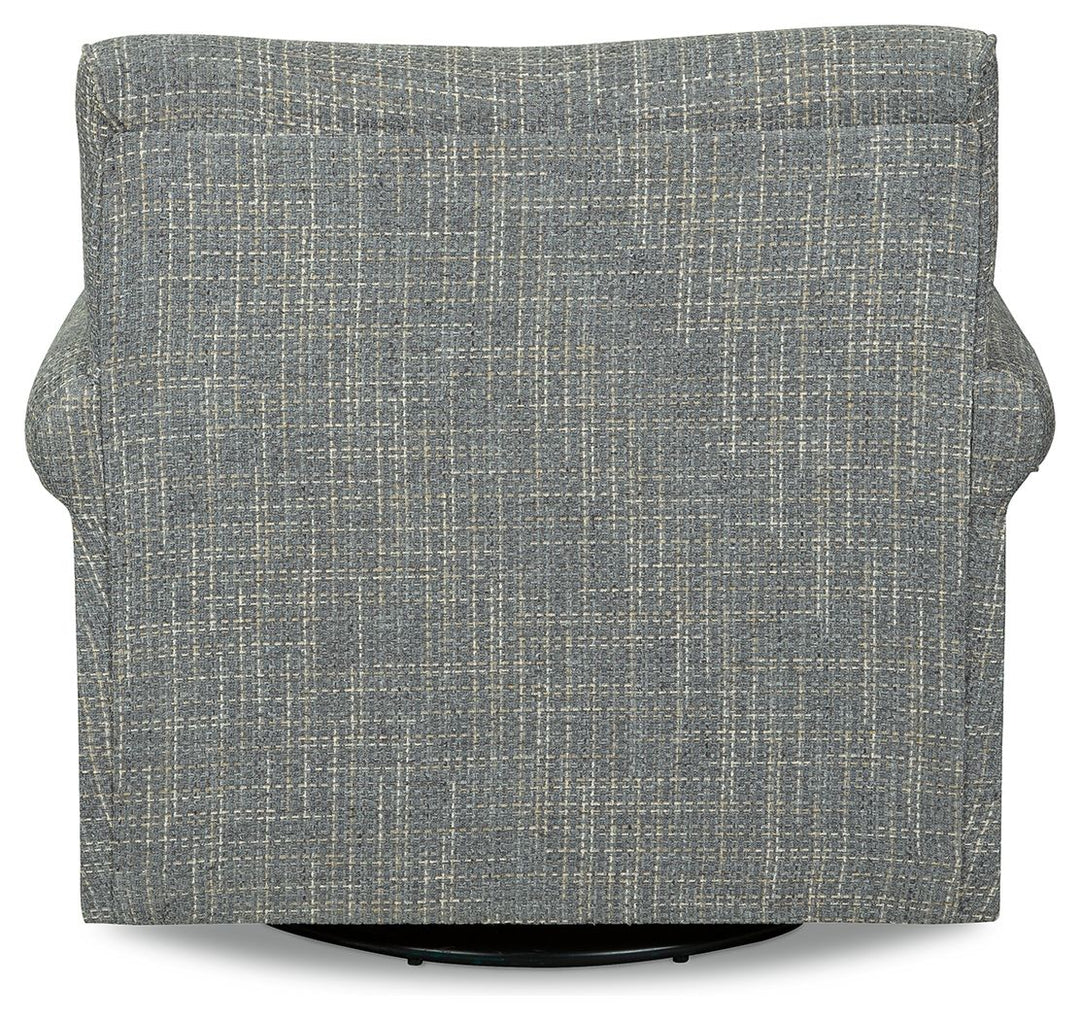 Renley - Swivel Glider Accent Chair - Ash