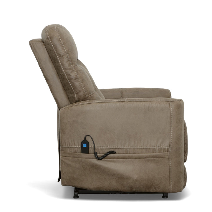 Kenner Power Lift Recliner With Power Headrest &amp; Lumbar Sand