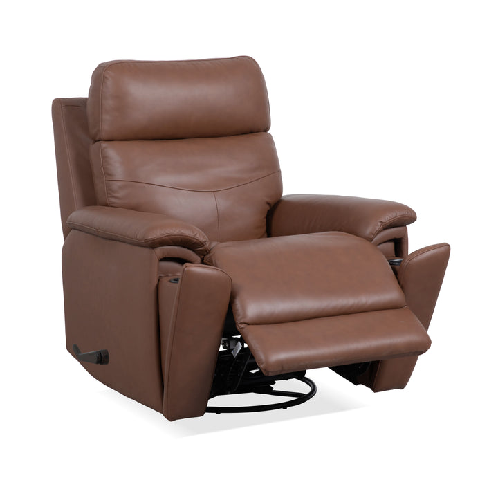 Refined Swivel Gliding Recliner Hickory