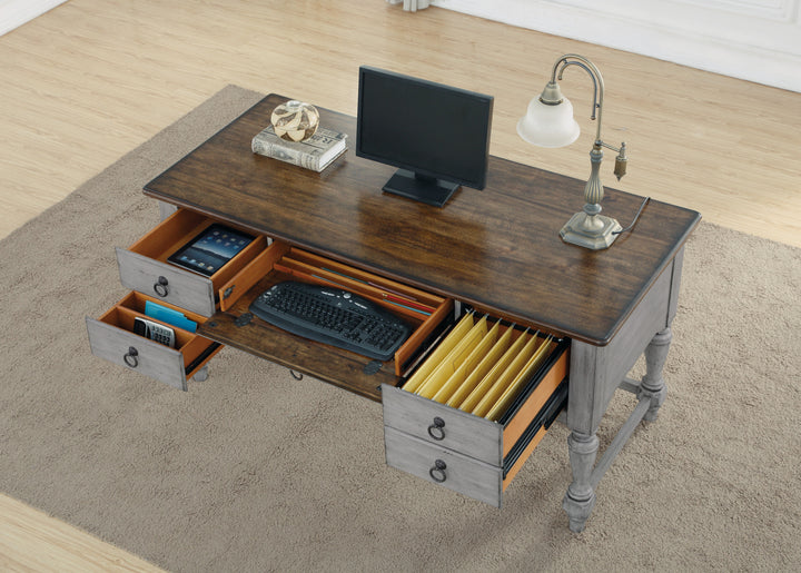 Plymouth  Writing Desk  Gray