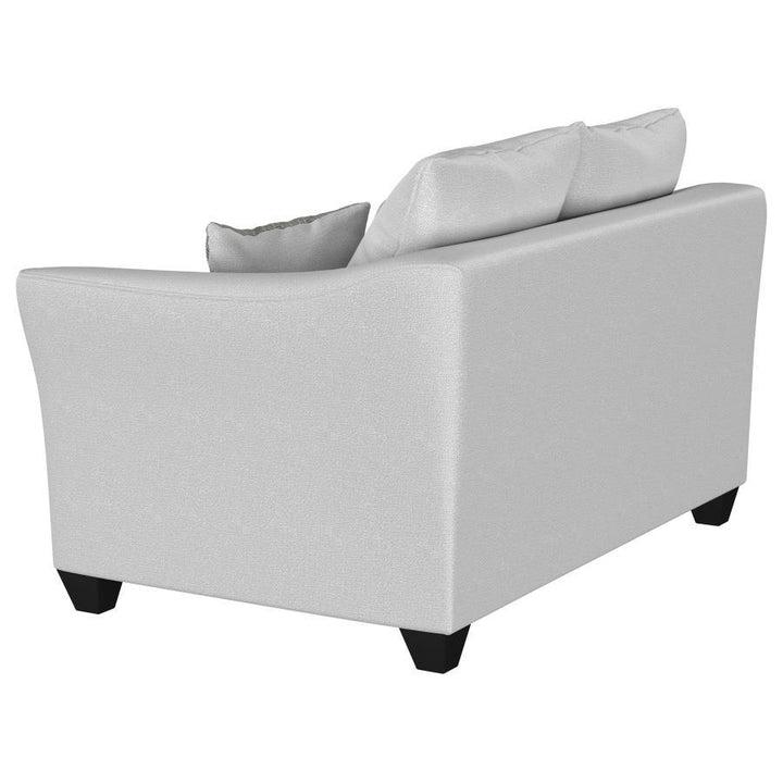 Salizar - 3 Piece Upholstered Flared Arm Sofa Set - Sand