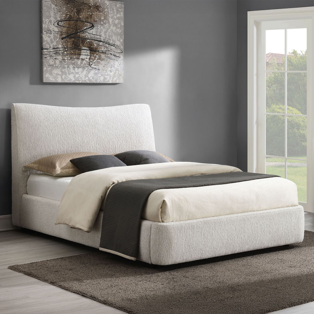 Renee - Full Bed - Aperol Beige Chenille