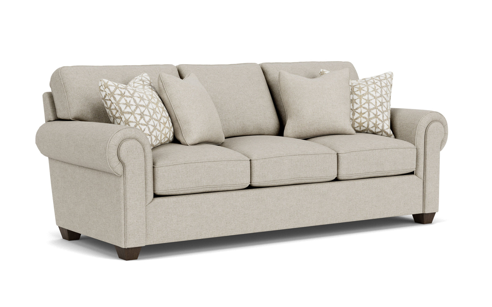 Flexsteel 7937-31 Carson  Fabric Sofa  Beige