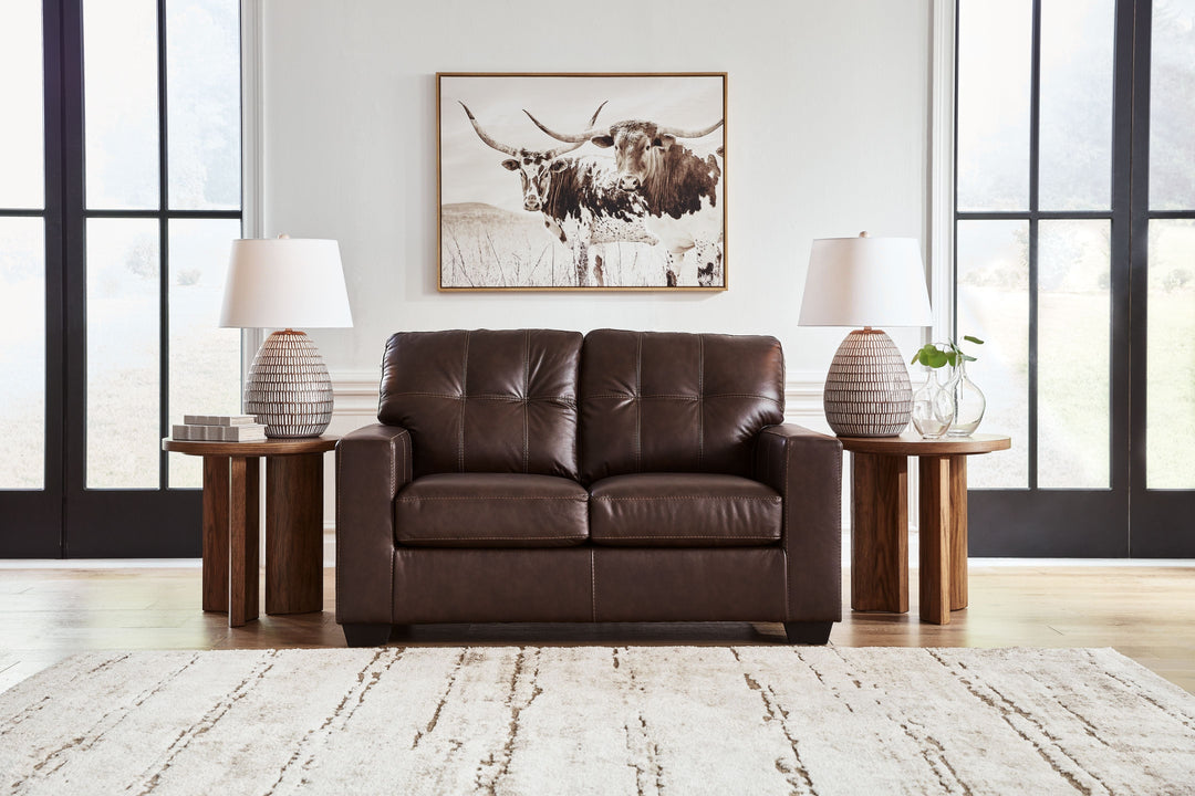 Santorine - Loveseat - Dark Brown