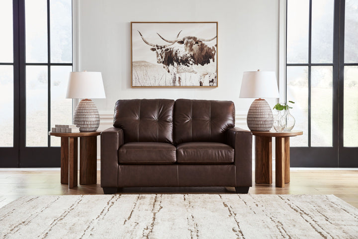 Santorine - Loveseat - Dark Brown