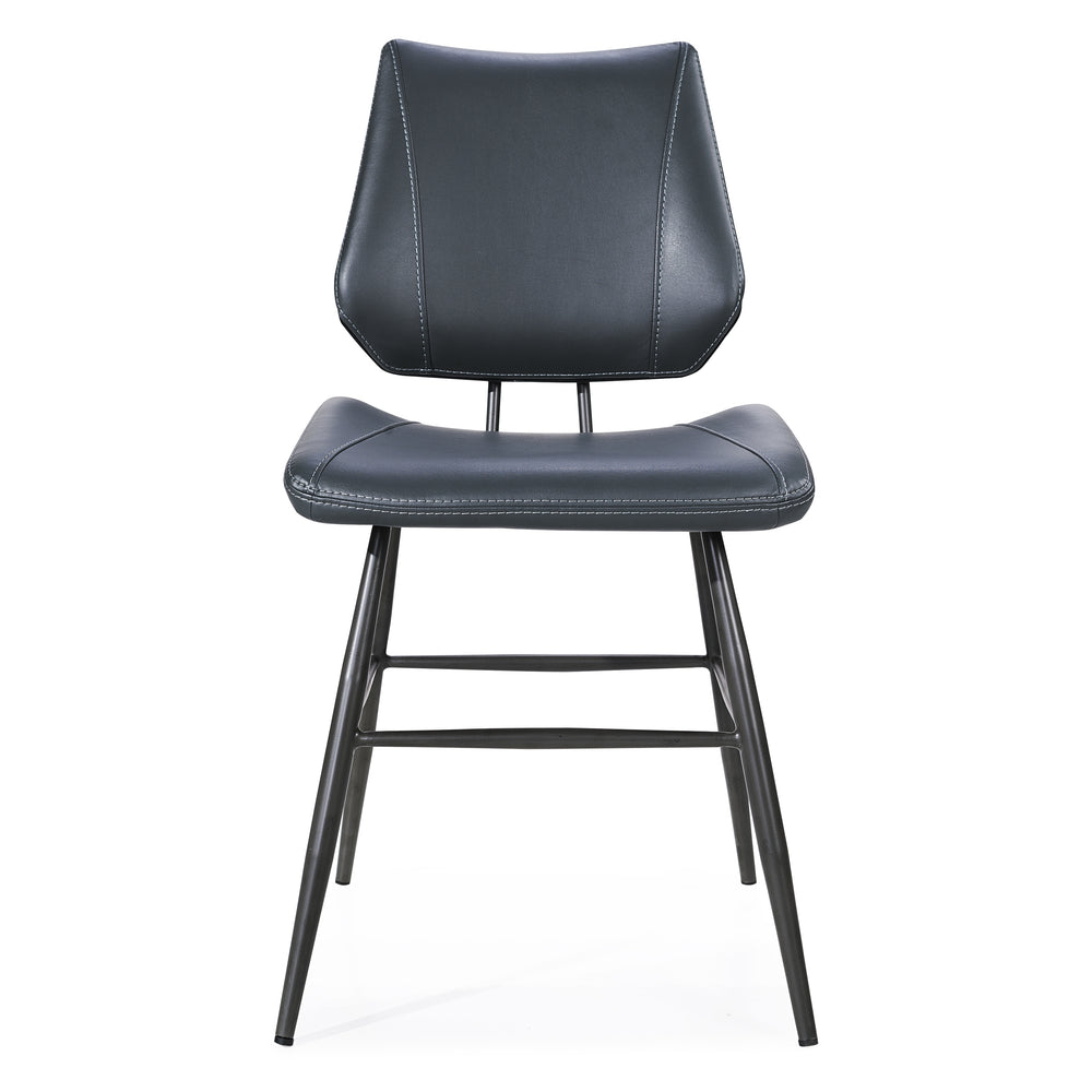 Modus Furniture 9Le866V Vinson Sculpted Modern Dining Chair In Cobalt